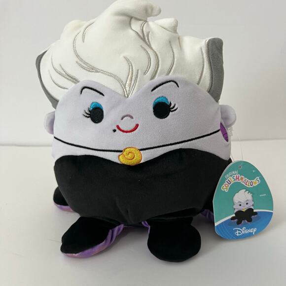 Disney Villains Ursula From the Little Mermaid Squishmallows 7" NWT‎ - Picture 2 of 9